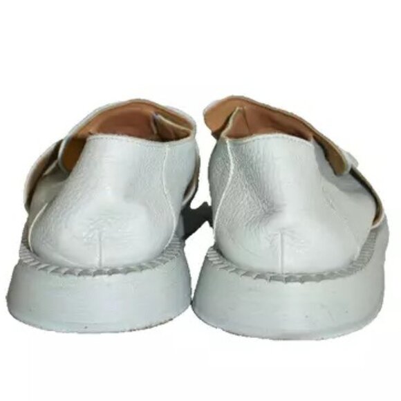 $800 MARSELL ALLUCE CONVERTIBLE LOAFER LEATHER SLIP ON LIGHT BLUE 38.5 (DB19) - Picture 5 of 7